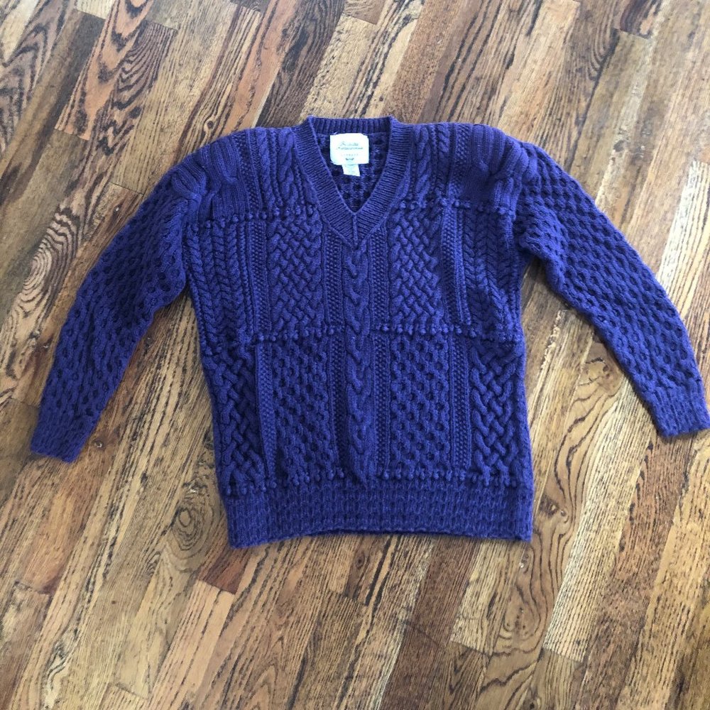 Handknitted C.IE Internationale Express Sweater